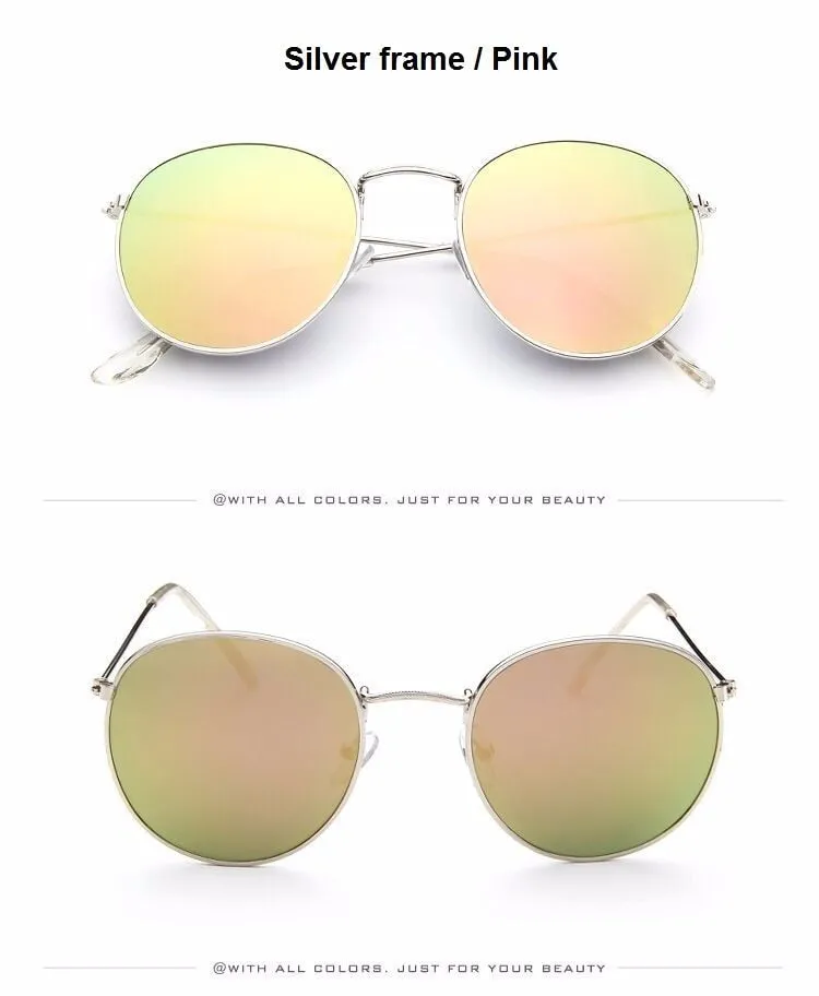 2020 Retro Round Sunglasses Women Brand Designer Sun Glasses For Women