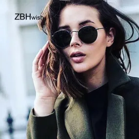 2020 Retro Round Sunglasses Women Brand Designer Sun Glasses For Women