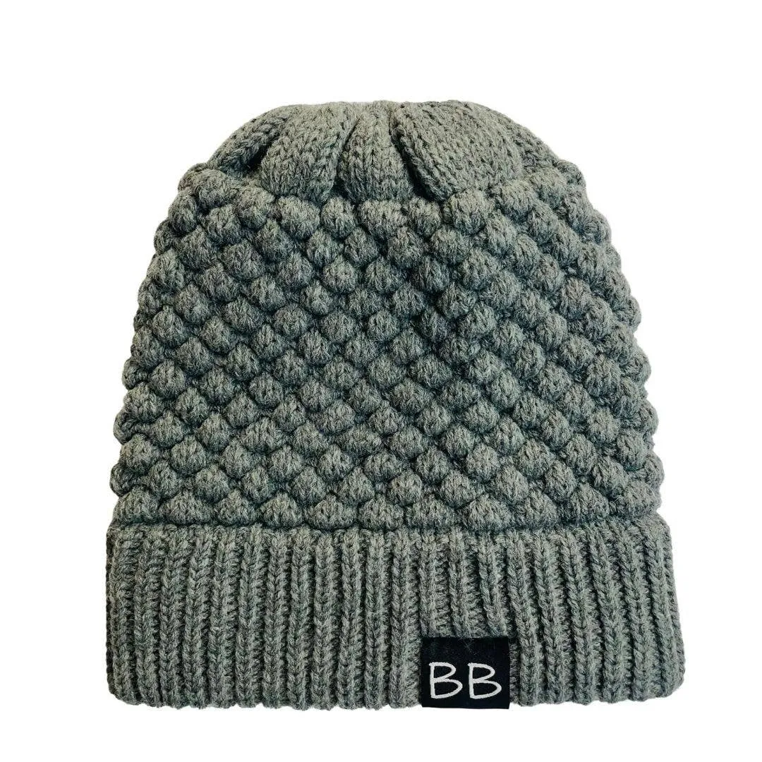 BB Ponytail Beanie in Gray