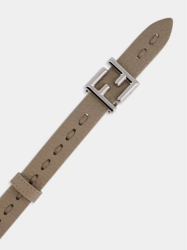 Big Dot Taupe Celeria Belt Grey