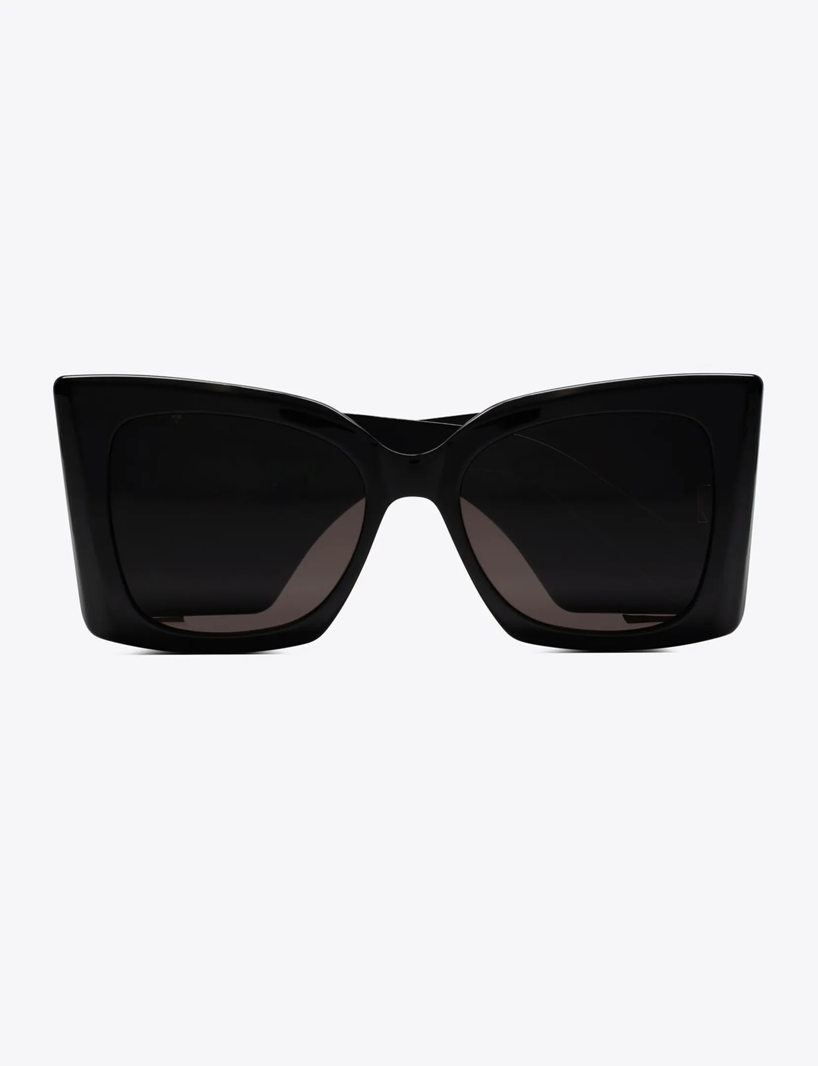 Blaze Oversized Cat Eye Sunglasses, Black