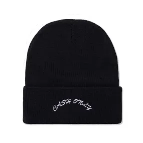 Cash Only Logo Beanie Black