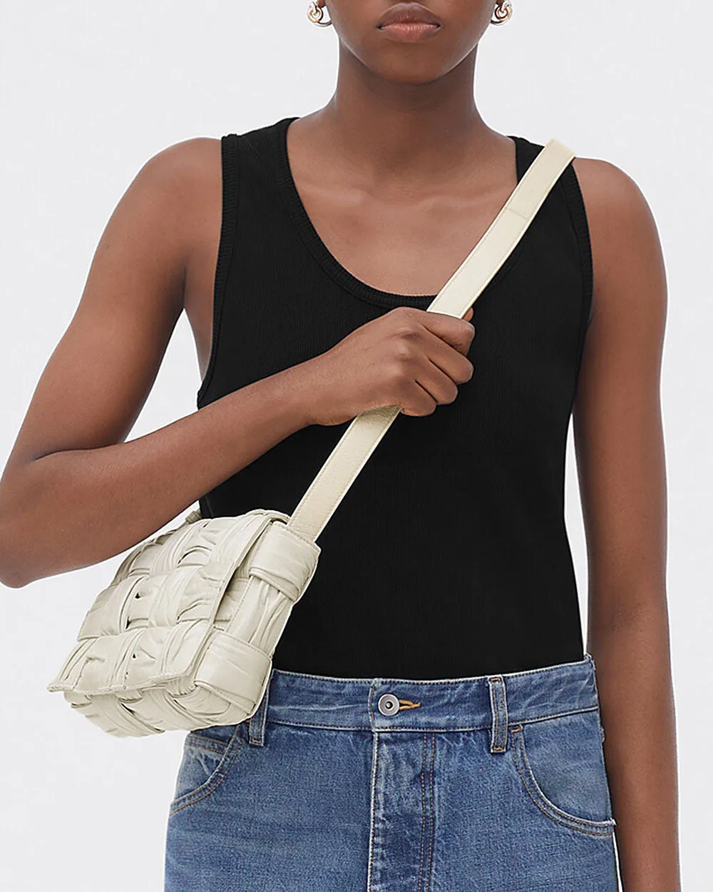 Cassette Crossbody Bag in White