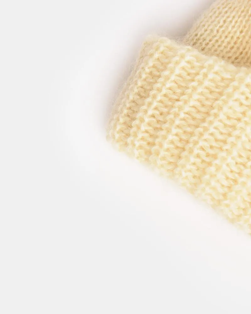 Chunky Beanie in Cream