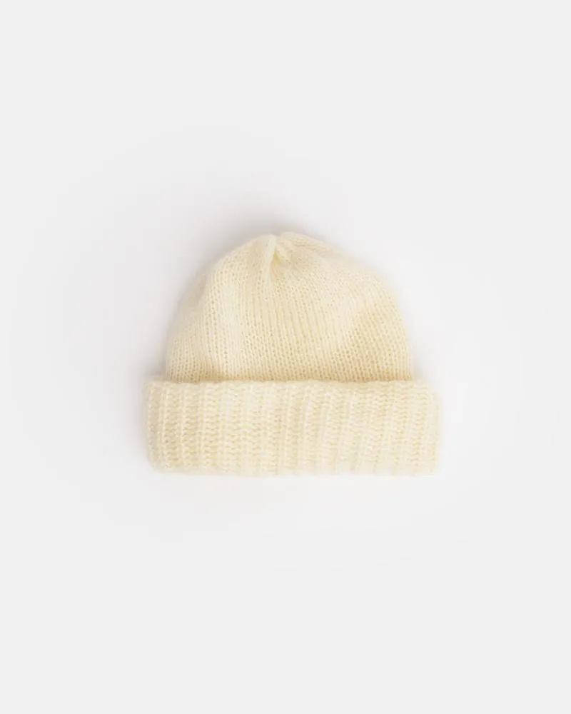 Chunky Beanie in Cream