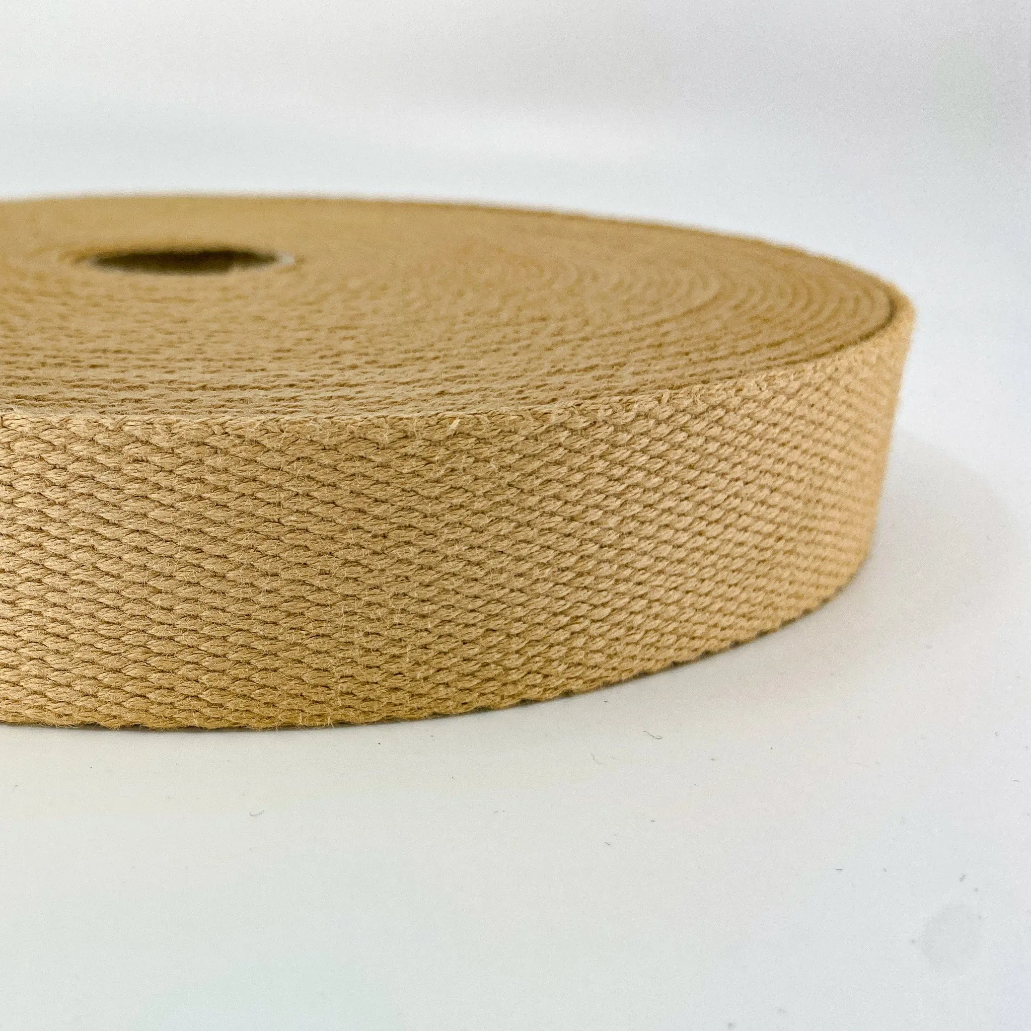 Cotton Webbing - Khaki - 30mm