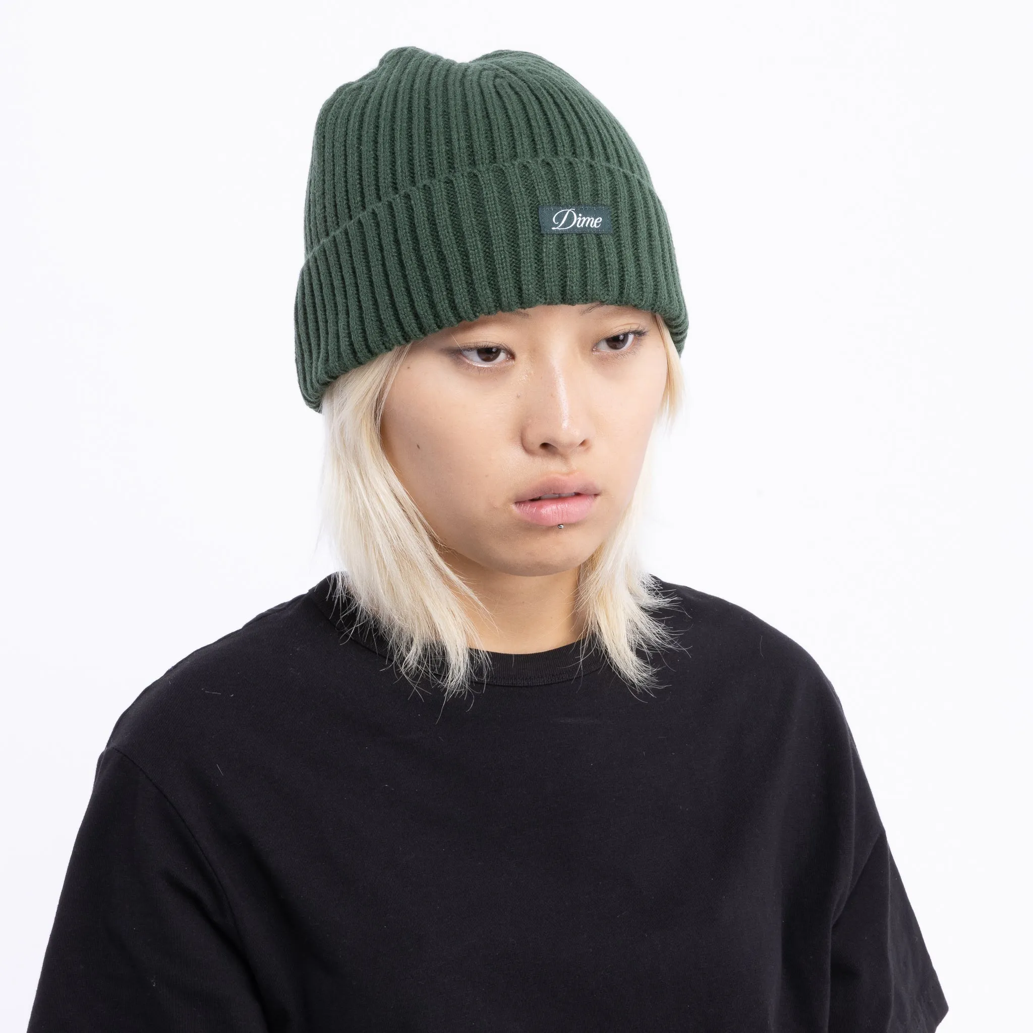 Cursive Fold Beanie