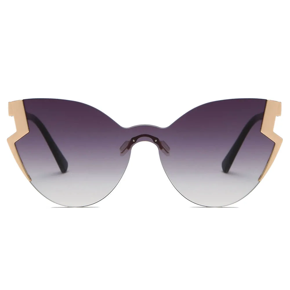 DECATUR | Women Fashion Oversize Cat Eye Sunglasses