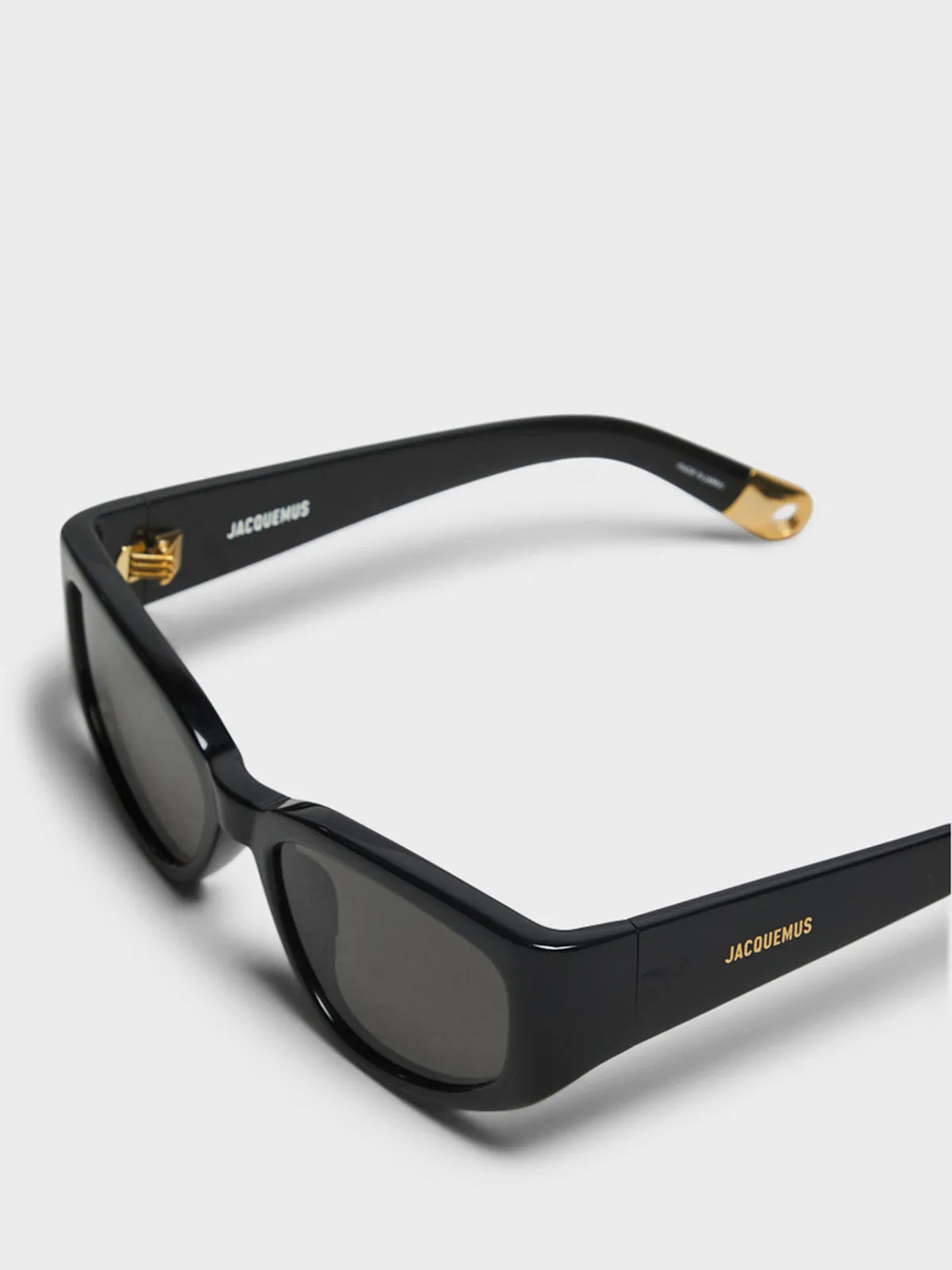 Gala Sunglasses in Black, Yellow Gold and Grey