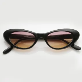 Genuine Vintage Small Cat Eye Womens Sunglasses 7016