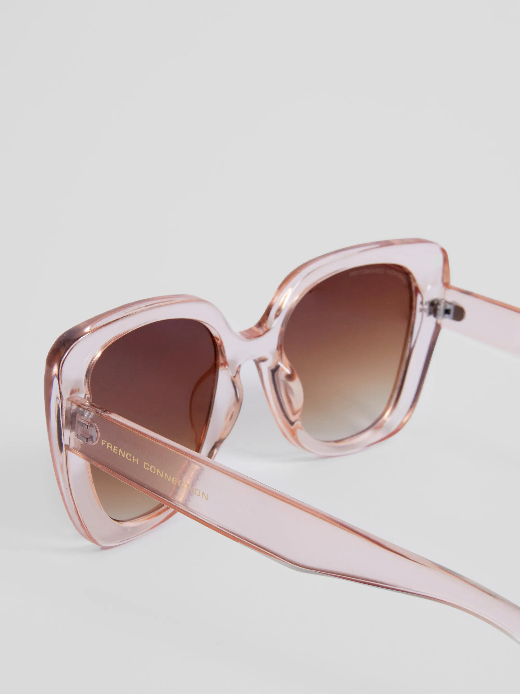 Glam Clear Cat Eye Sunglasses