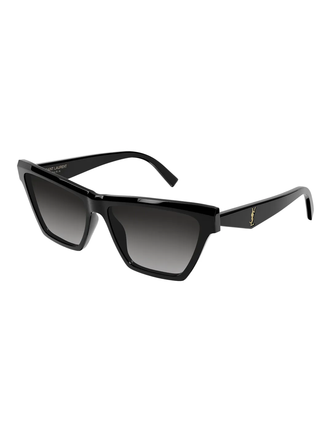 Gradient Cat Eye Sunglasses, Black