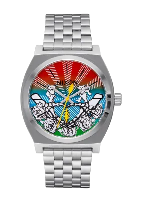 Grateful Dead Time Teller - All Silver / Bears / Roses