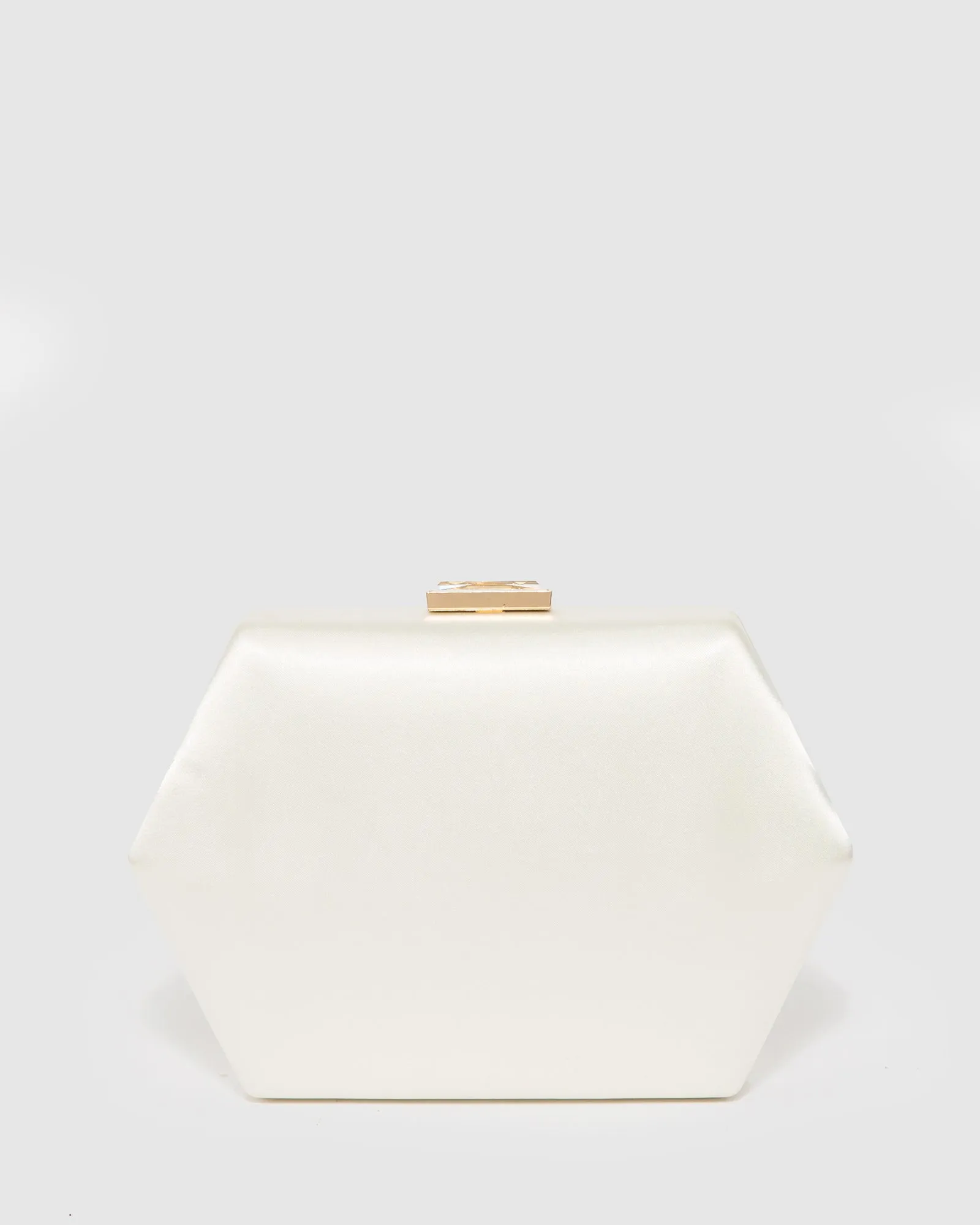 Ivory Evelyn Crystal Clutch Bag