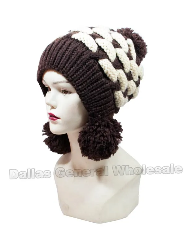 Knitted Cute Beanies Hats Wholesale