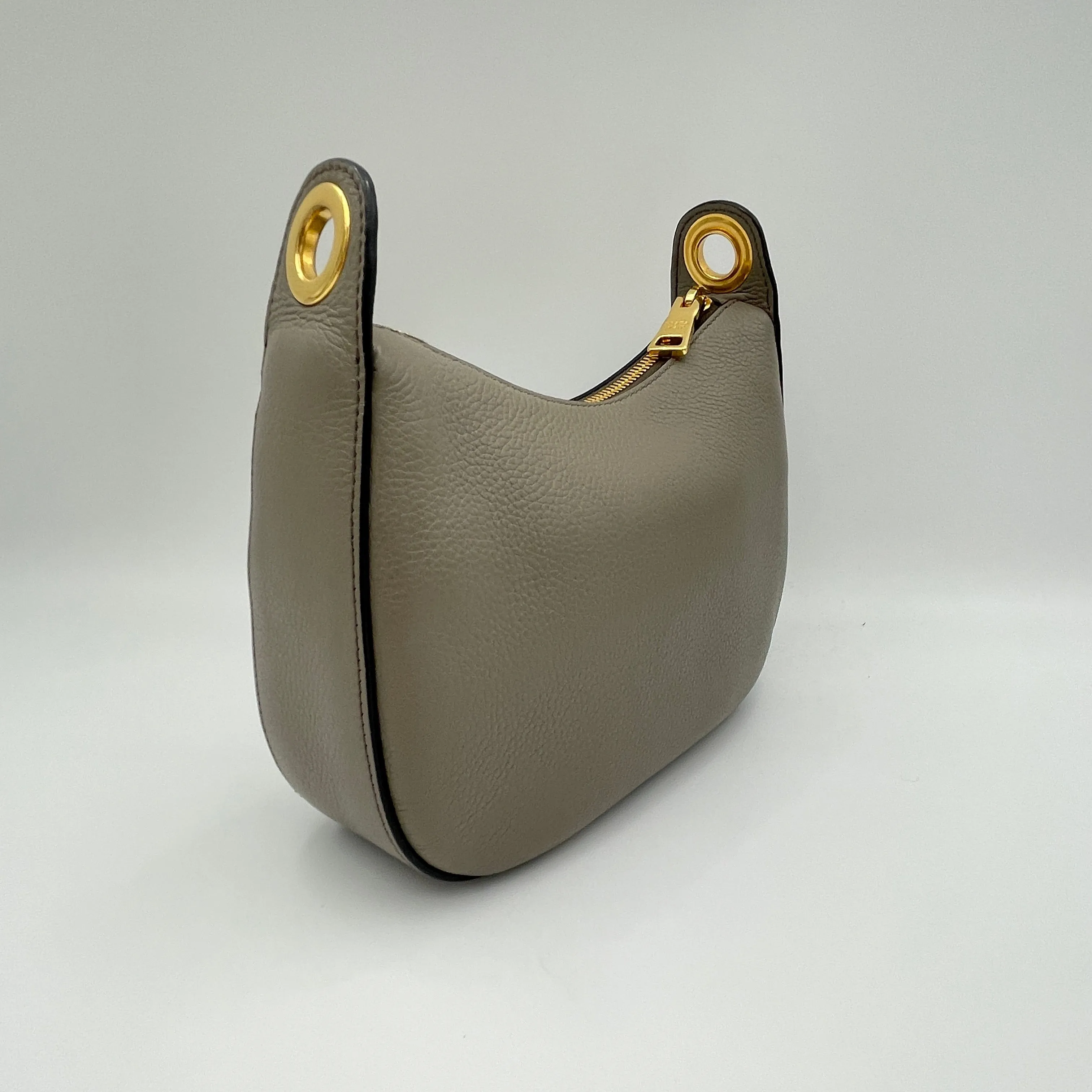 Logo Crossbody bag in Calfskin, Gold Hardware