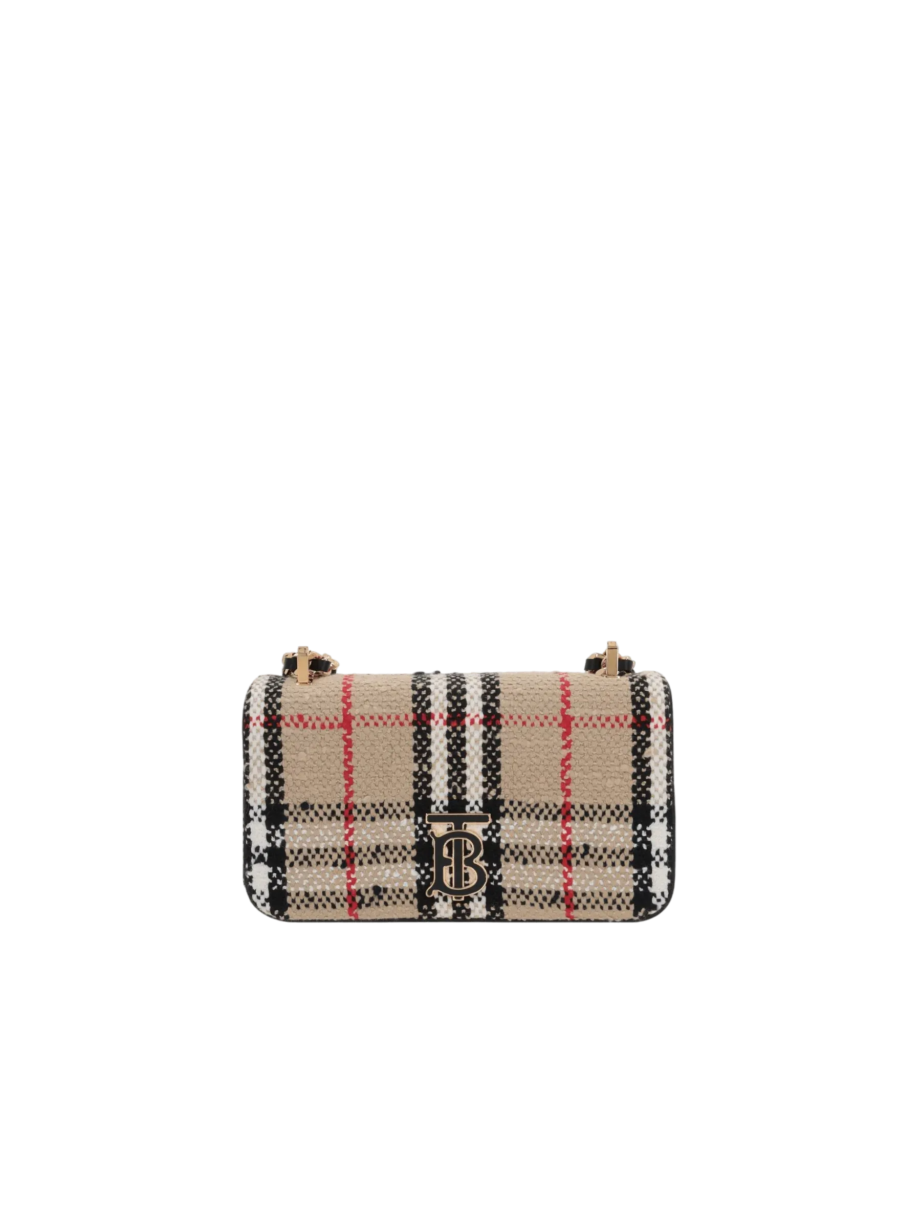 Lola Plaid Bouclé Bag