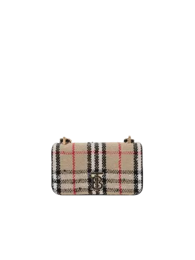 Lola Plaid Bouclé Bag