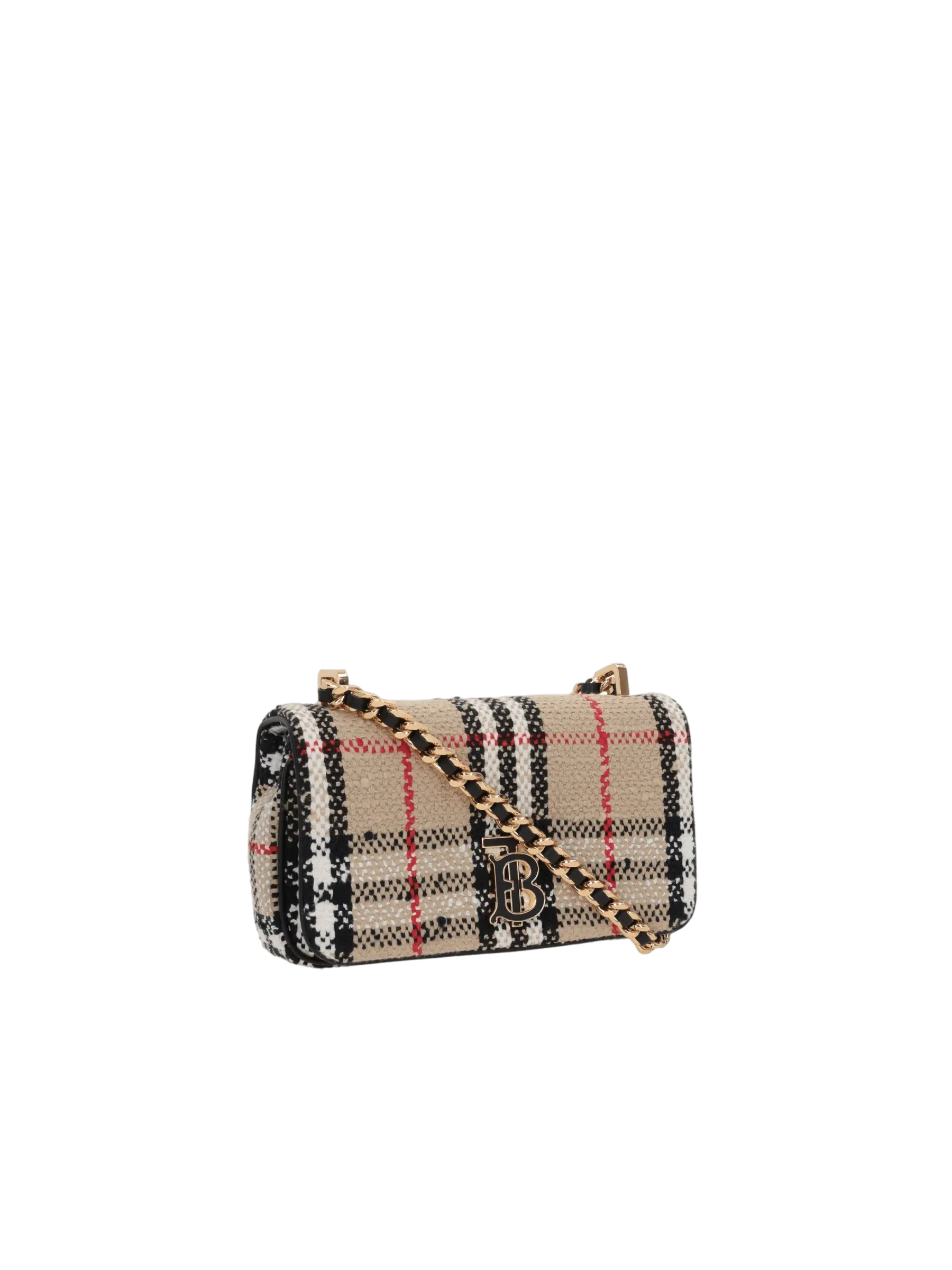 Lola Plaid Bouclé Bag