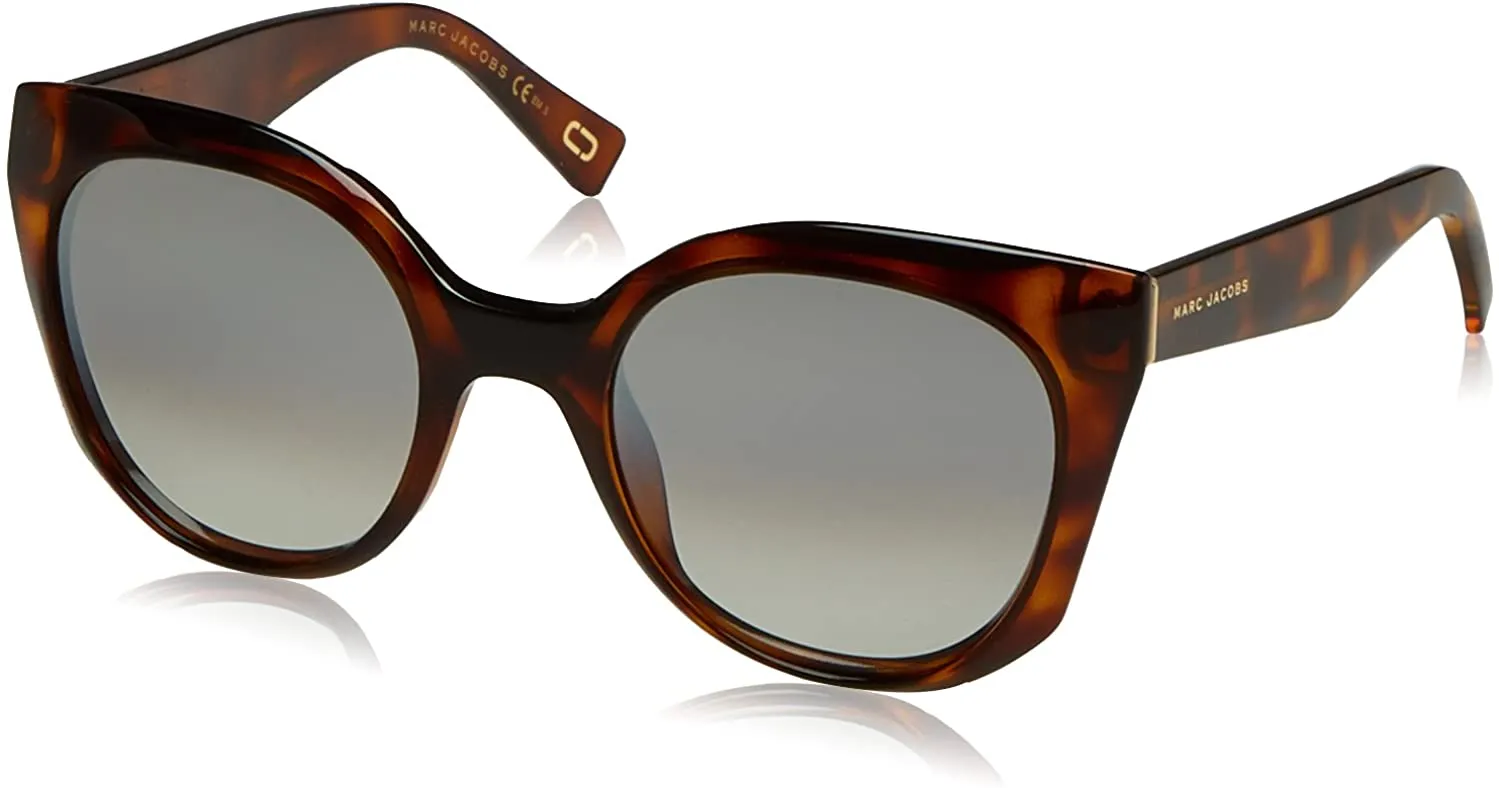 Marc Jacobs Womens Cat Eye Sunglasses, 52mm in Dark Havana