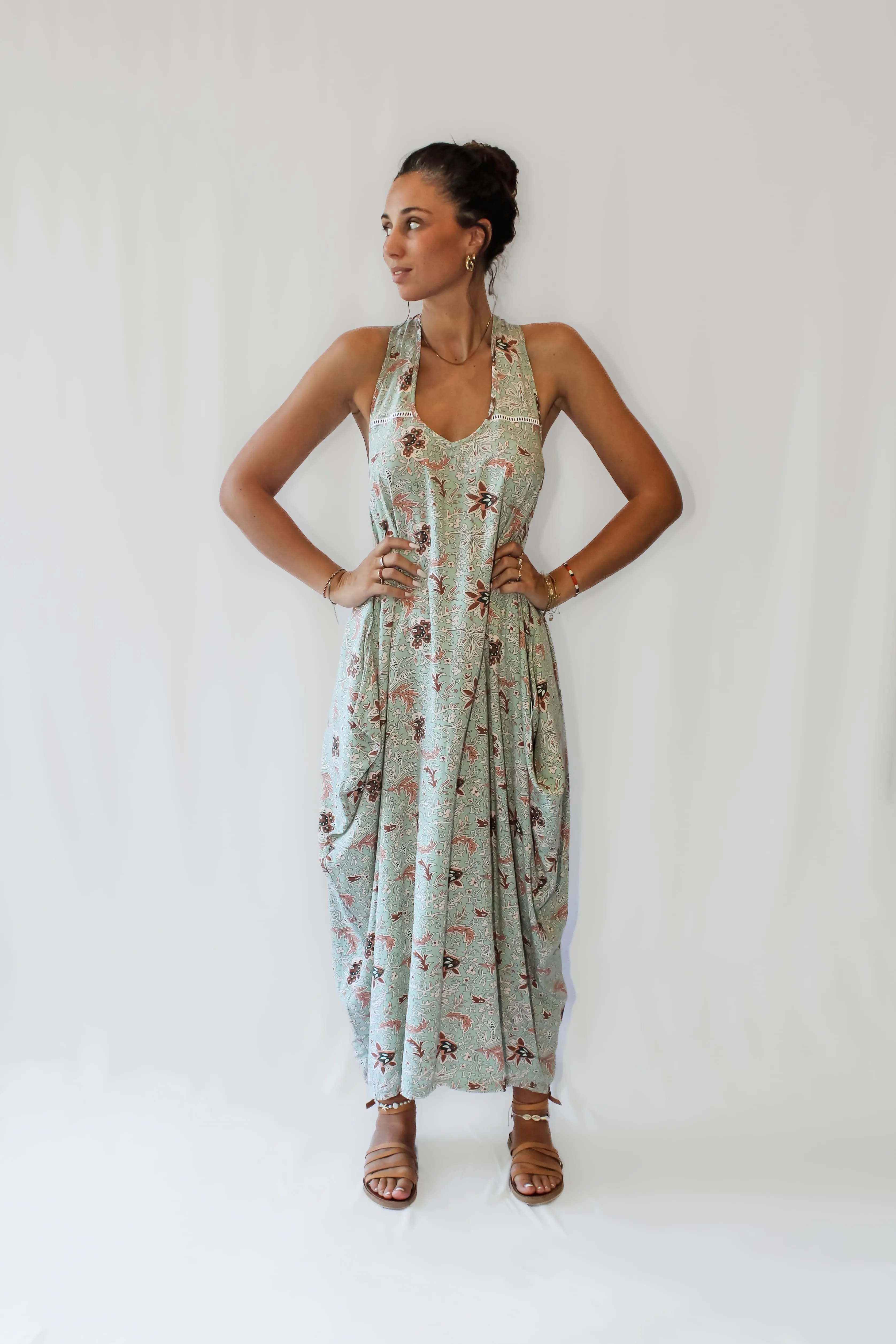 Maxi Wingdress - soft turquoise