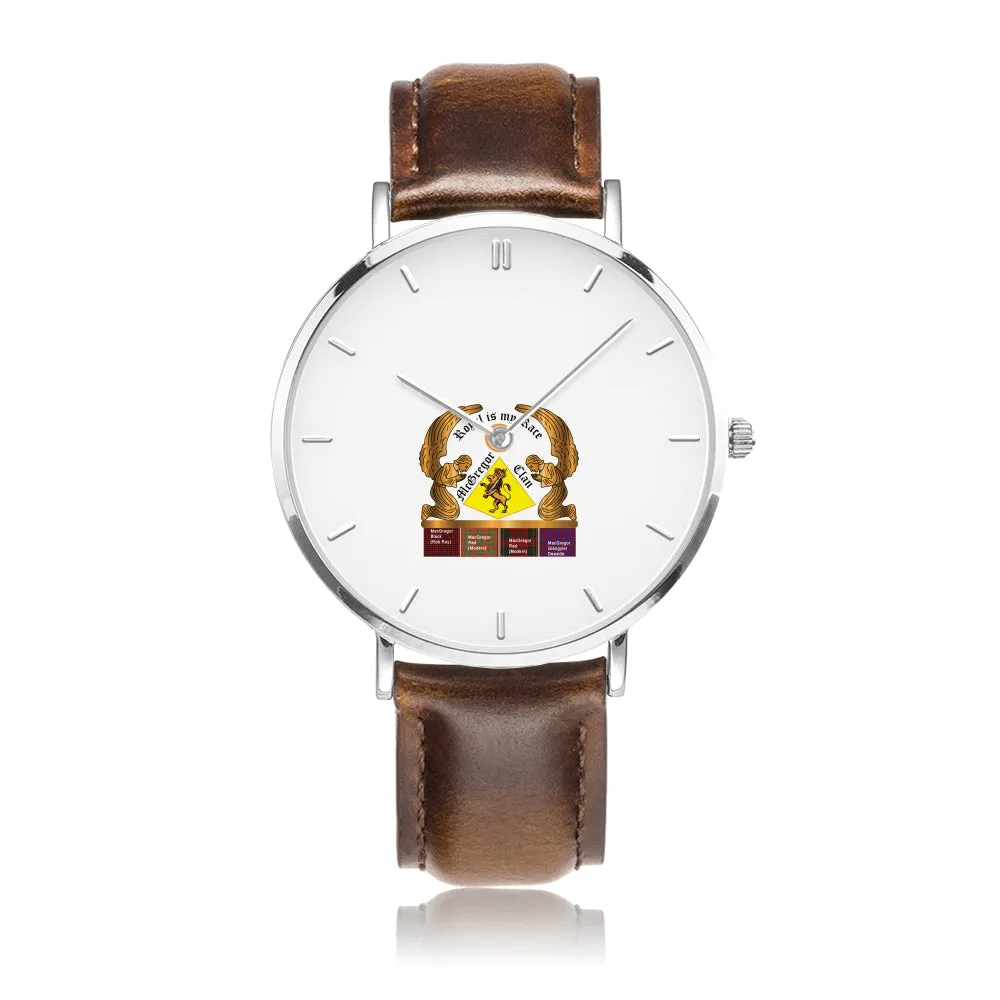 McGregor Clan leather watches