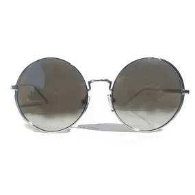 OJAI HIPPIE DIPPY ROUND SUNGLASSES GRAY LENSES