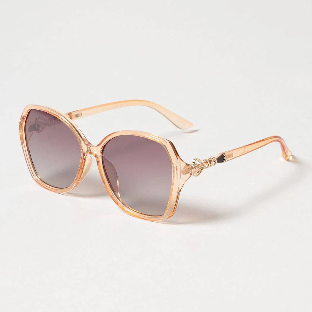 Oversized Round Frame Sunglasses