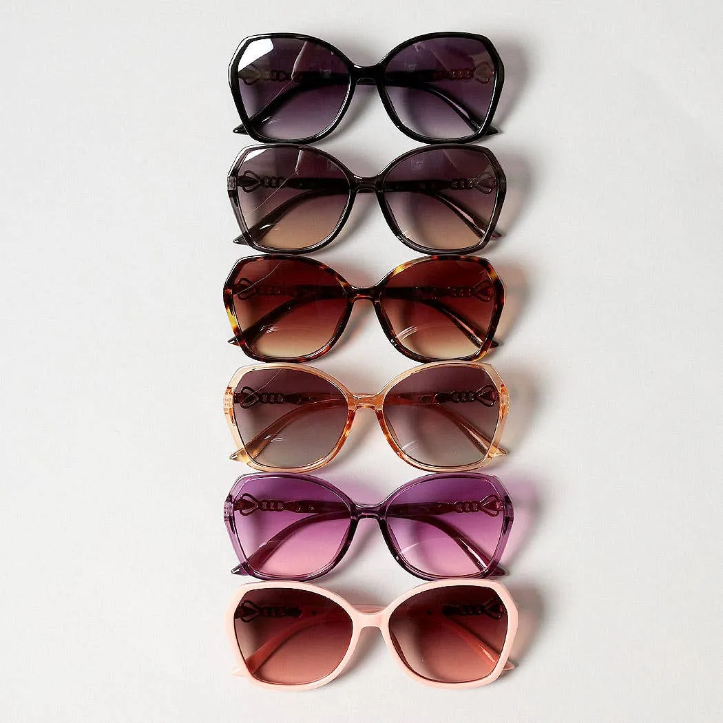 Oversized Round Frame Sunglasses