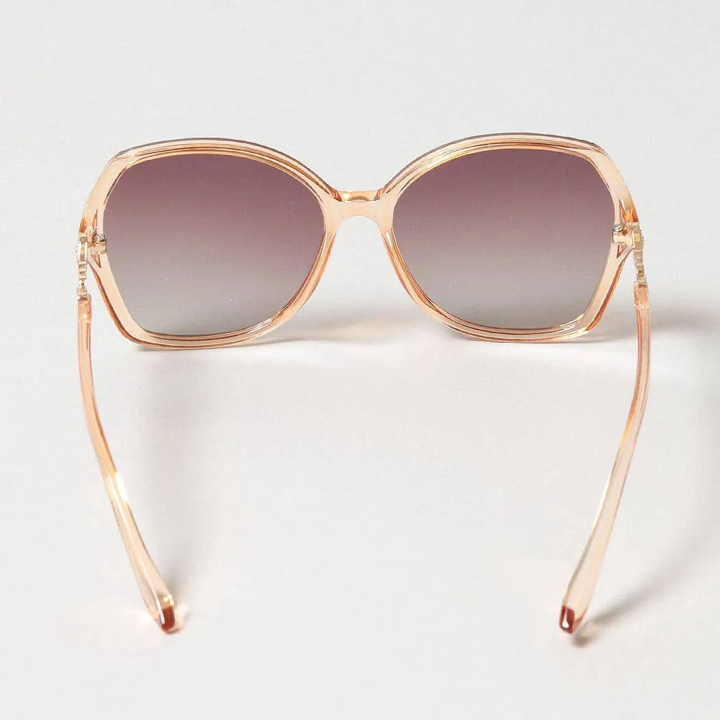 Oversized Round Frame Sunglasses