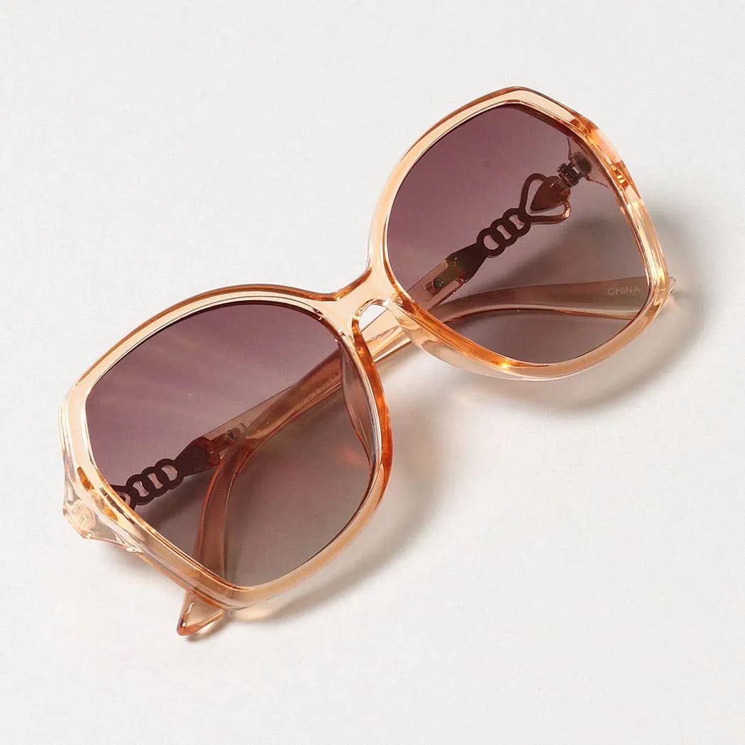 Oversized Round Frame Sunglasses