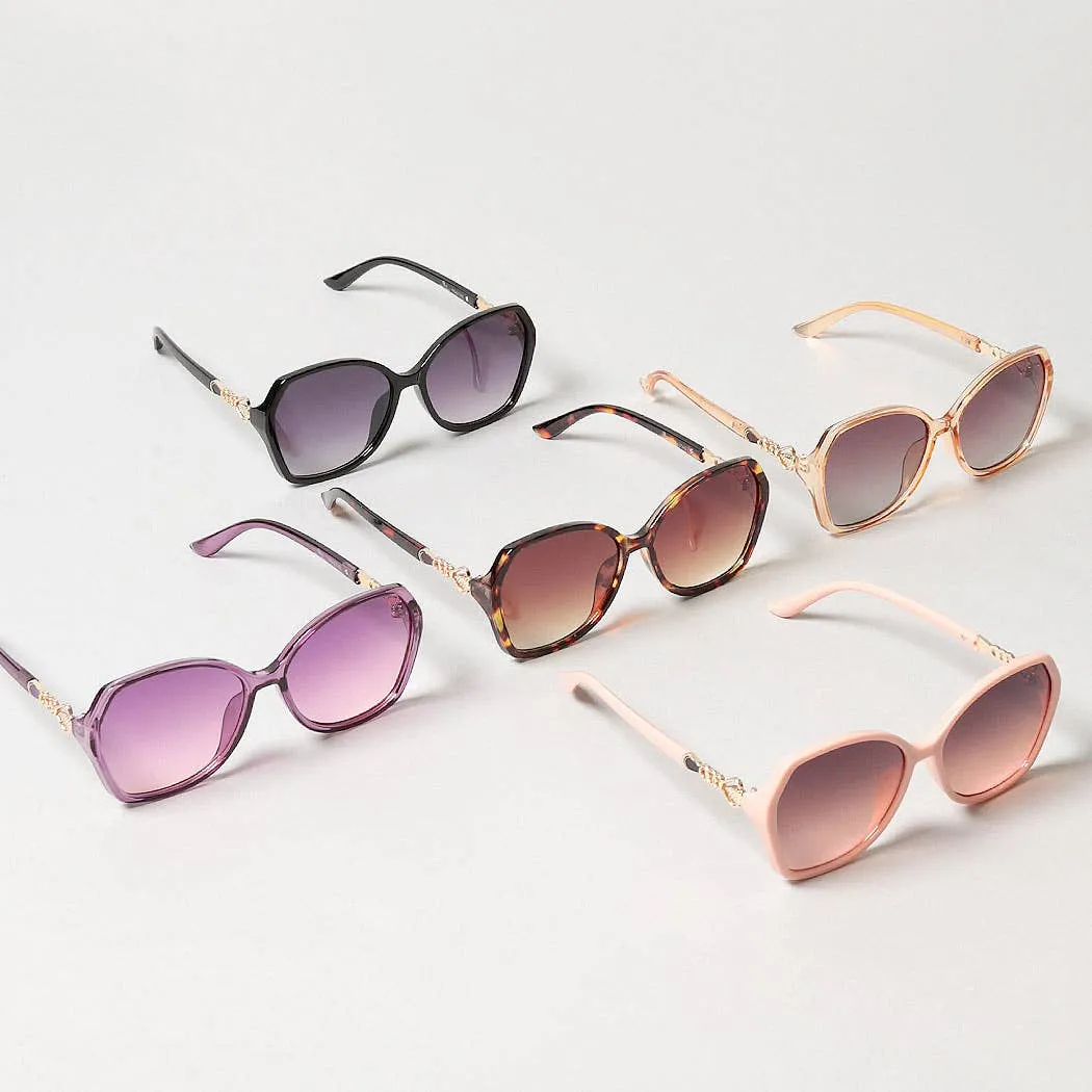 Oversized Round Frame Sunglasses