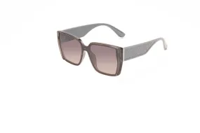 Rianova Leke Pc Polarized Square Sunglasses - 14017 C6 ( Grey )