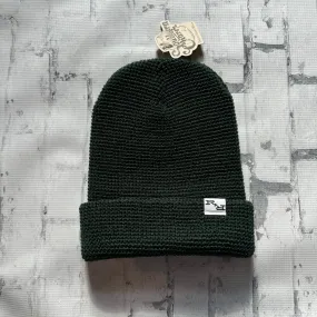 Ripple and Run “Crochet" Beanie - Pine