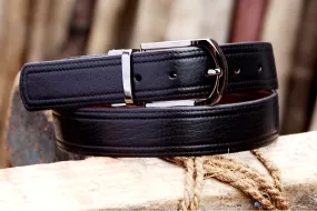 RL Double Stitch Reversible Leather Belt