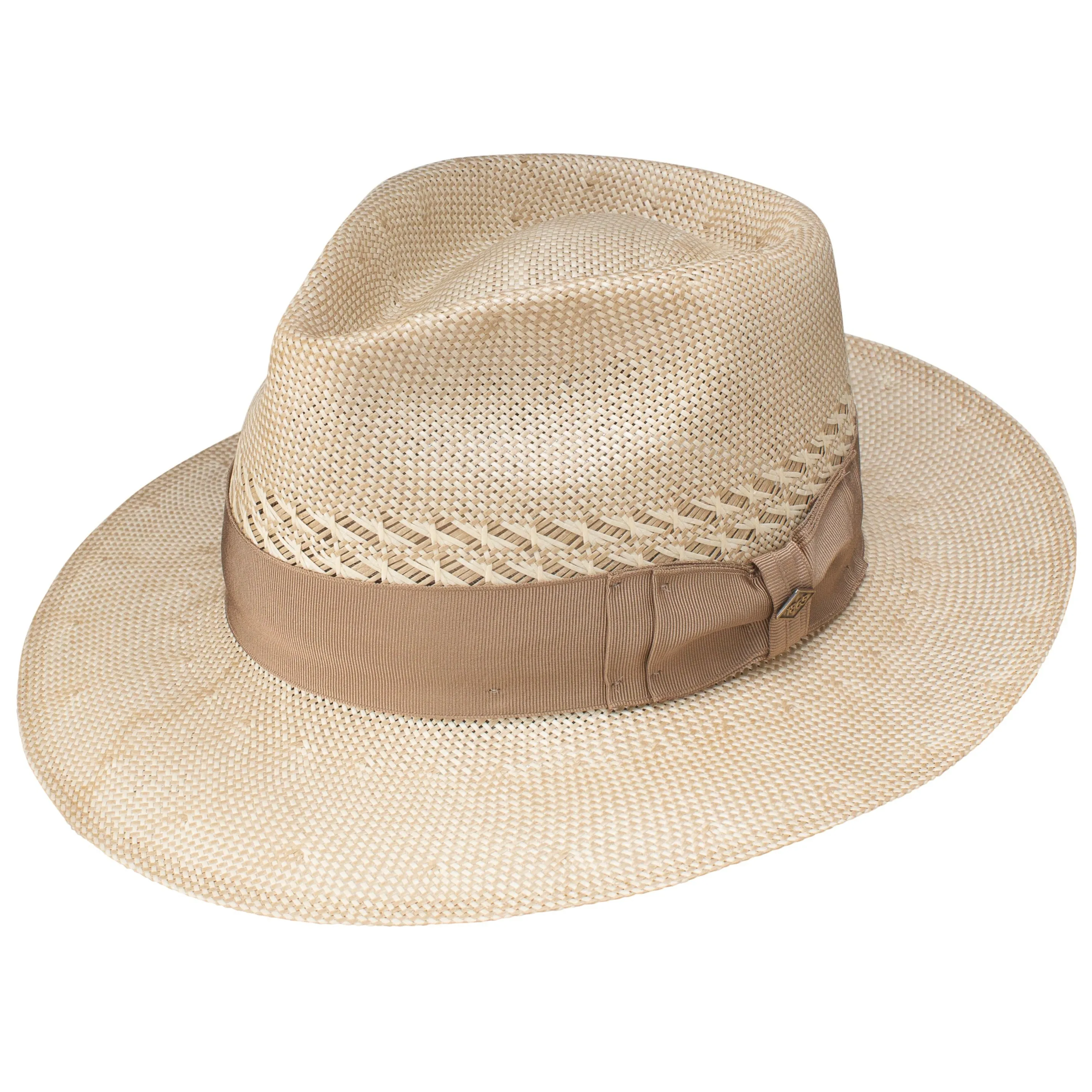 Ron Donegan Shantung Panama Fedora by Stetson