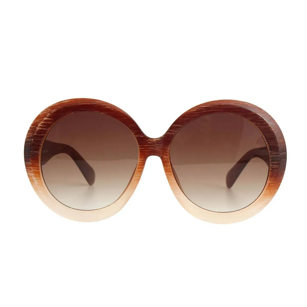 Sunglasses Women  Candy Color Brown Plastic