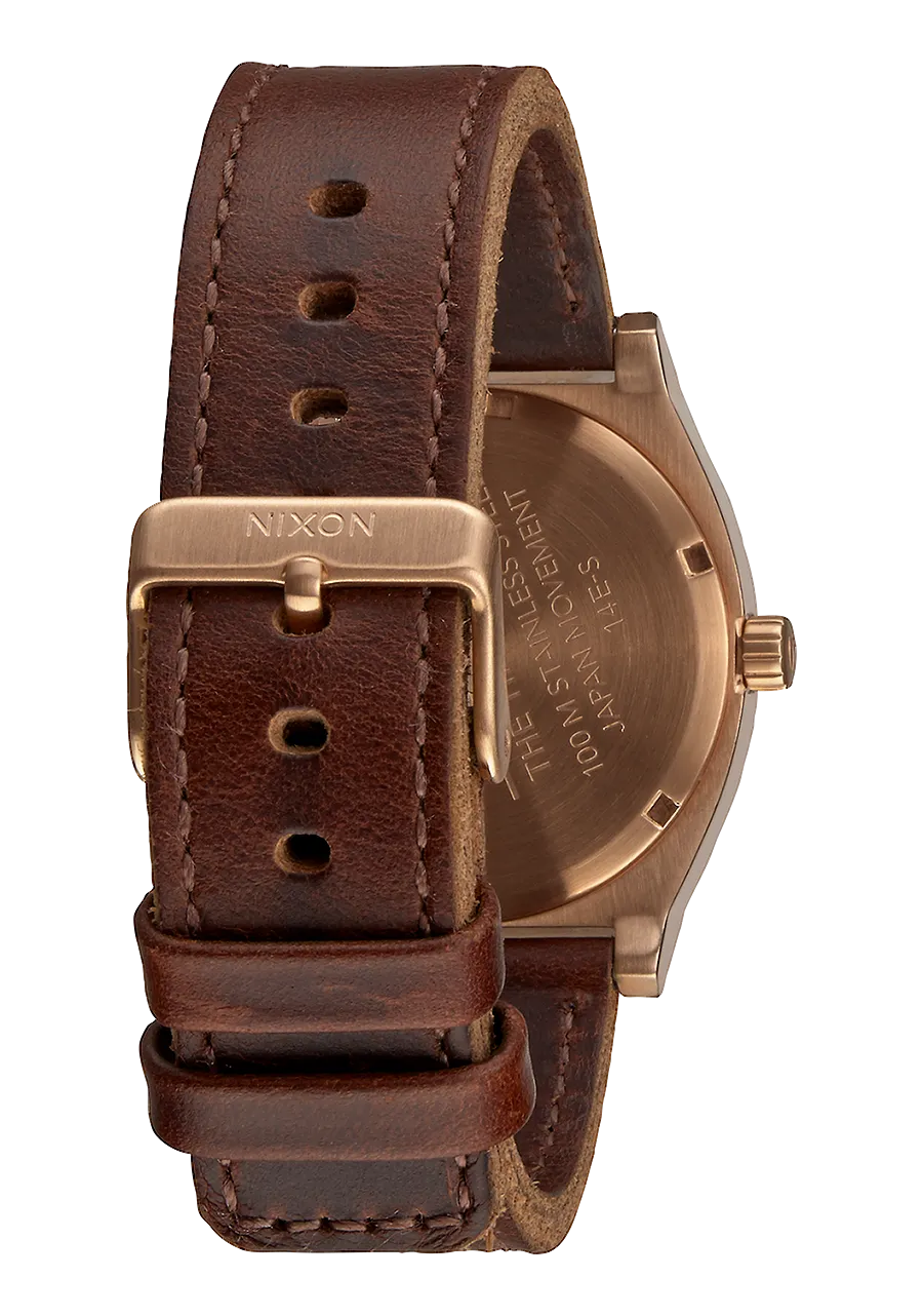 Time Teller - Rose Gold / Gunmetal / Brown