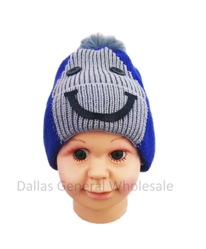 Toddlers Cute Fur Lining Beanie Hats Wholesale