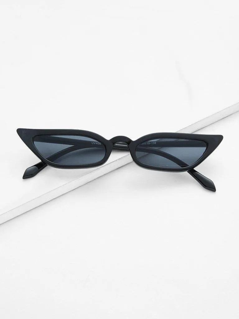 Two Tone Cat Eye Sunglasses