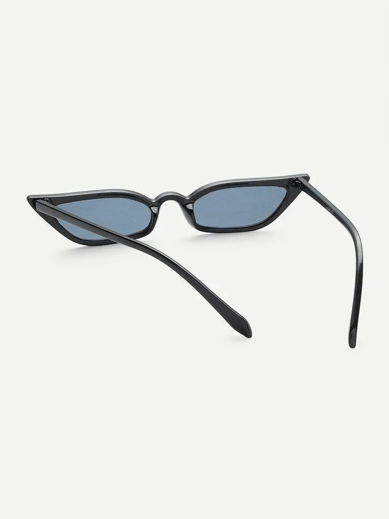 Two Tone Cat Eye Sunglasses