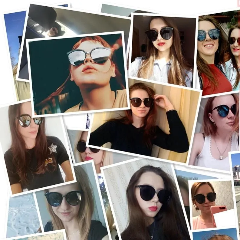 Women Cat Eye Candies Sunglasses